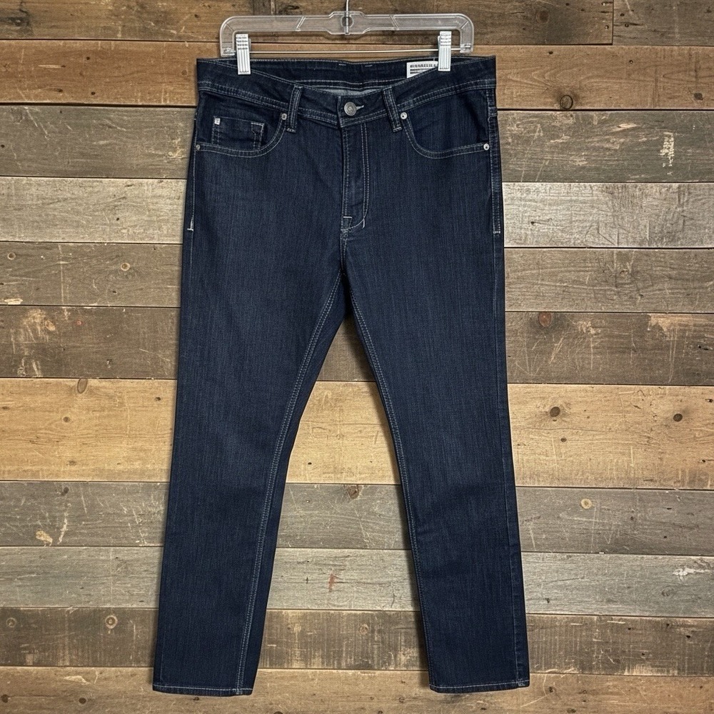 Buffalo David Bitton Driven-X Basic Straight Dark Wash Jeans Mens 32x34 (33)